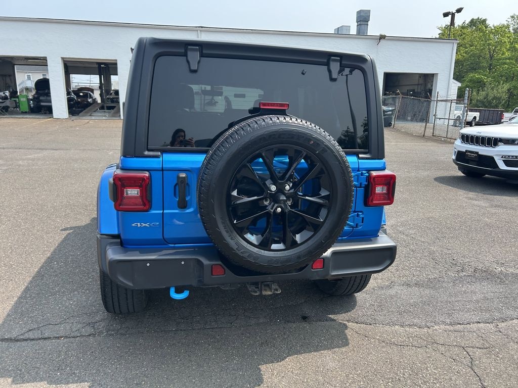 Used 2022 Jeep Wrangler Unlimited 4xe 2.0L 4WD Sahara Hard Top w/ Cold Weather & Trailer Tow Pkg SUV