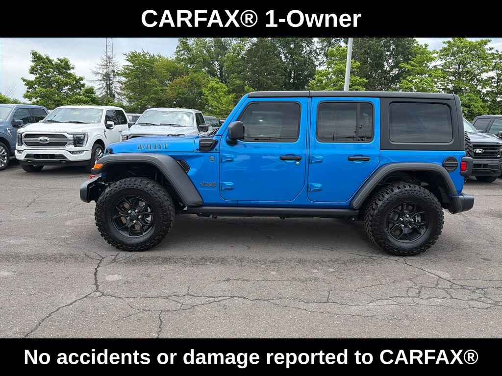 Used 2025 Jeep Wrangler Unlimited 4xe 2.0L 4WD Willys Hard Top w/ Technology & Convenience Pkg SUV