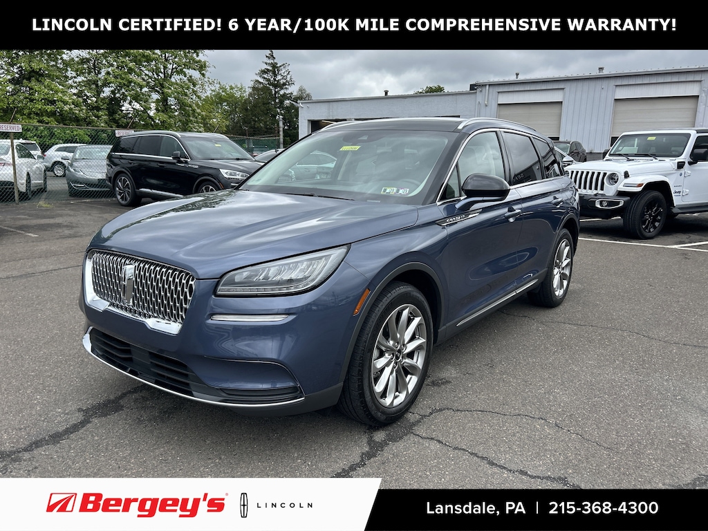 Certified 2022 Lincoln Corsair 2.0T AWD Standard I w/ Convenience & Elements Pkg SUV