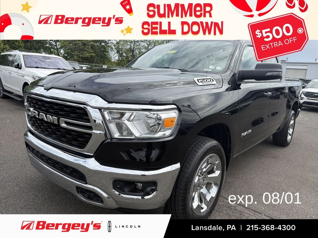 Used 2023 Ram 1500 3.6L 4WD Big Horn Crew Cab w/ Level 2 Equipment Pkg Truck