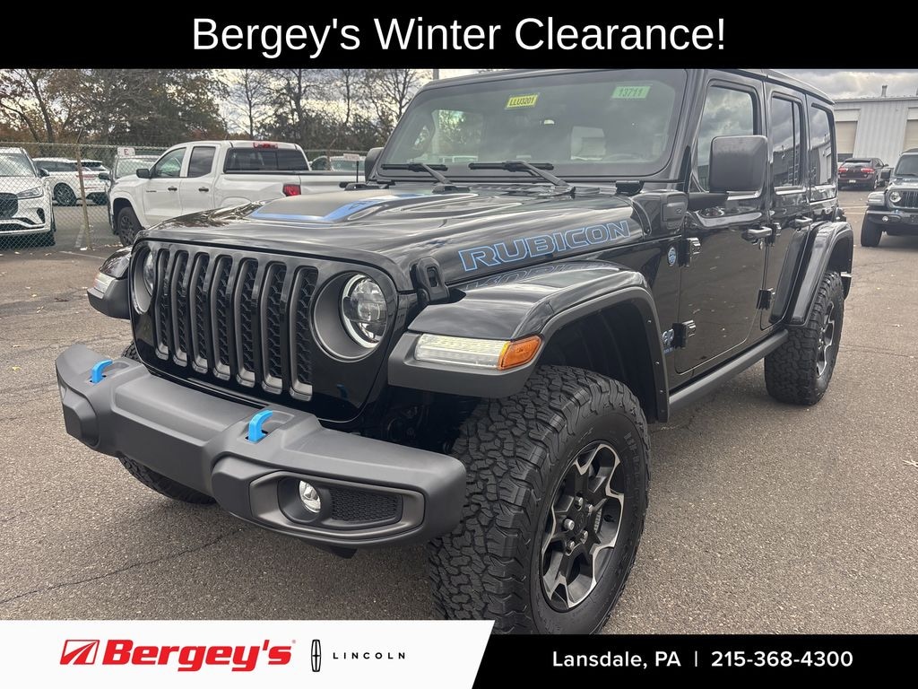 Used 2023 Jeep Wrangler Unlimited 4xe 2.0L 4WD Rubicon Hard Top w/ Cold Weather Pkg SUV