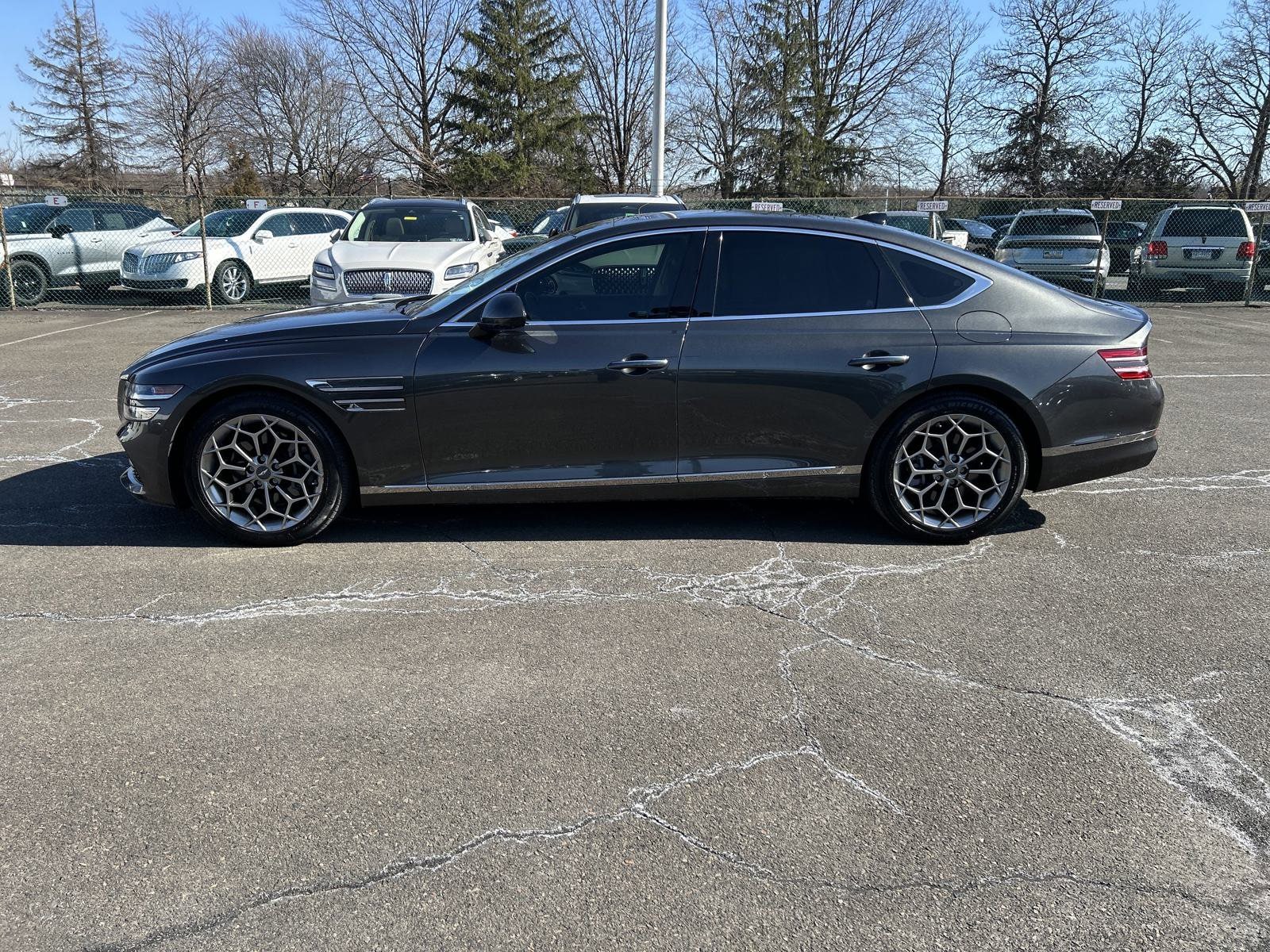 Used 2022 GENESIS G80 Base with VIN KMTGB4SC1NU124688 for sale in Lansdale, PA
