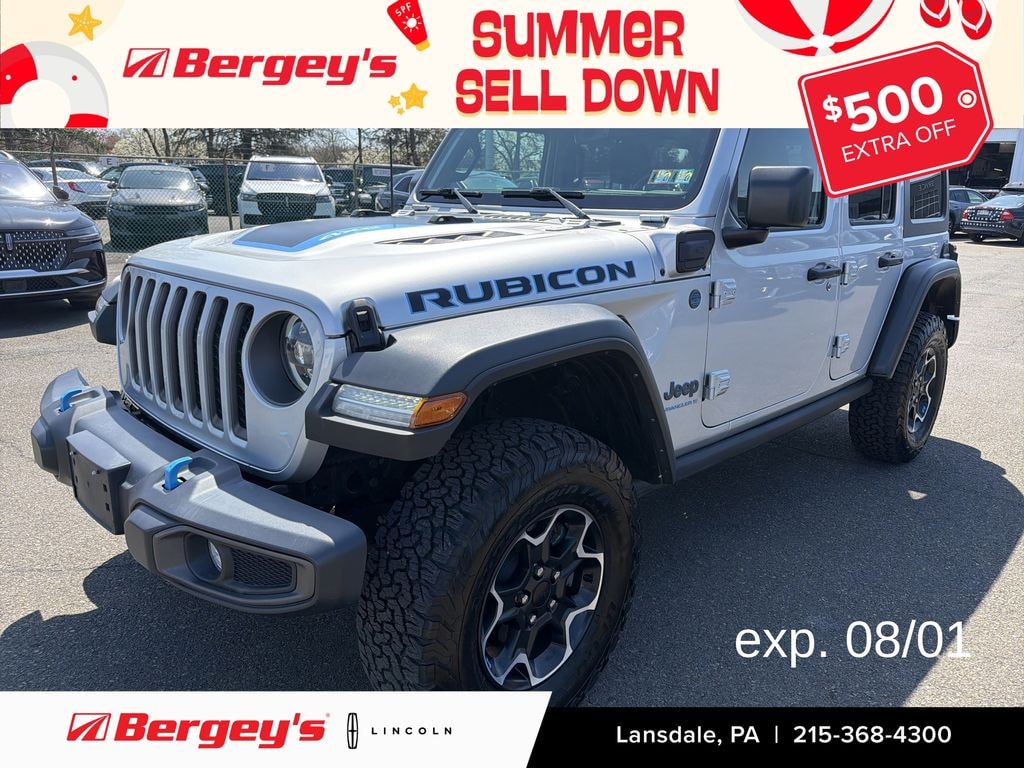Used 2023 Jeep Wrangler Unlimited 4xe 2.0L 4WD Rubicon Hard Top w/ Cold Weather Pkg SUV