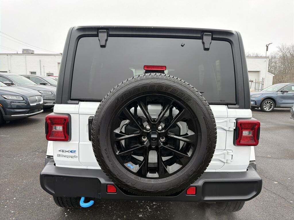 Used 2023 Jeep Wrangler Unlimited 4xe 2.0L 4WD Sahara Hard Top w/ Cold Weather Pkg SUV
