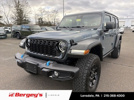 2024 Jeep Wrangler Unlimited 4xe 2.0L 4WD Willys Hard Top w/ Convenience Pkg SUV 1C4RJXN60RW121812 LLU3313