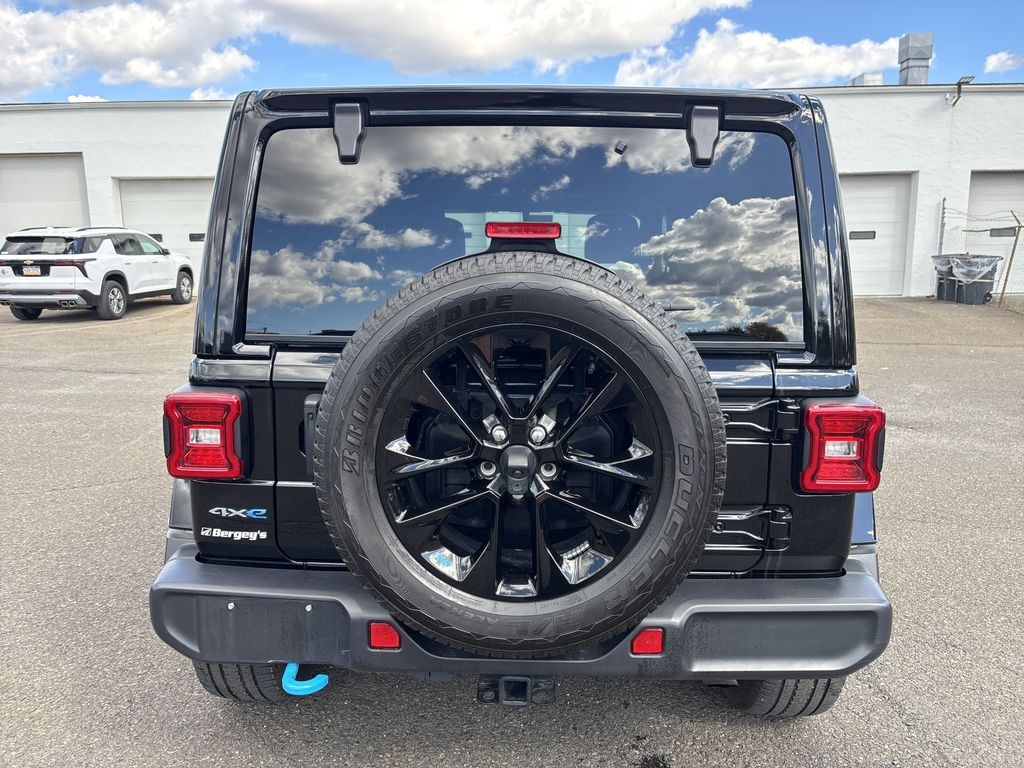 Used 2023 Jeep Wrangler Unlimited 4xe 2.0L 4WD Sahara Sky Top w/ Cold Weather Pkg SUV