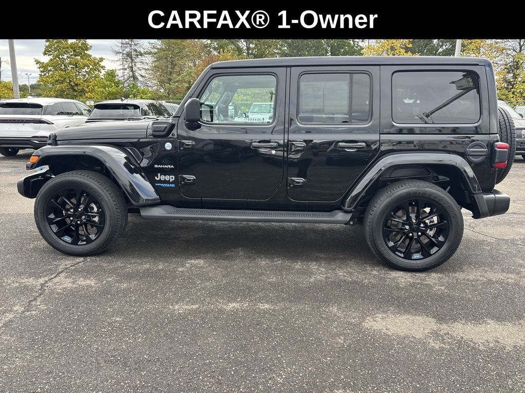 Used 2022 Jeep Wrangler Unlimited 4xe 2.0L AWD Sahara Sky Top w/ Cold Weather Pkg SUV