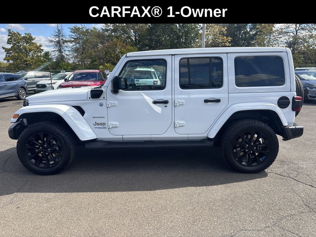 Used 2022 Jeep Wrangler Unlimited 4xe 2.0L 4WD Sahara Sky Top w/ Cold Weather Pkg SUV