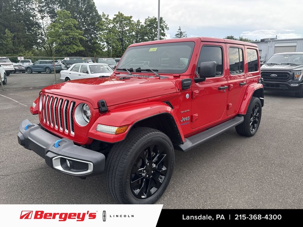 Used 2022 Jeep Wrangler Unlimited 4xe 2.0L 4WD Sahara Hard Top w/ Heated Seats SUV