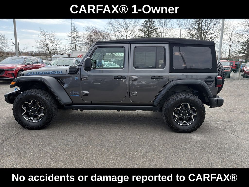 Used 2022 Jeep Wrangler Unlimited Rubicon 4XE with VIN 1C4JJXR63NW108117 for sale in Lansdale, PA