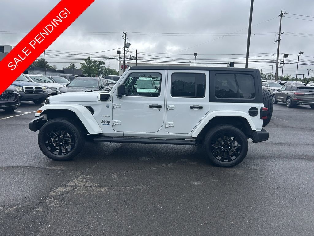 Used 2022 Jeep Wrangler Unlimited 4xe 2.0L 4WD Sahara Hard Top w/ Cold Weather & Advanced Safety Pkg SUV