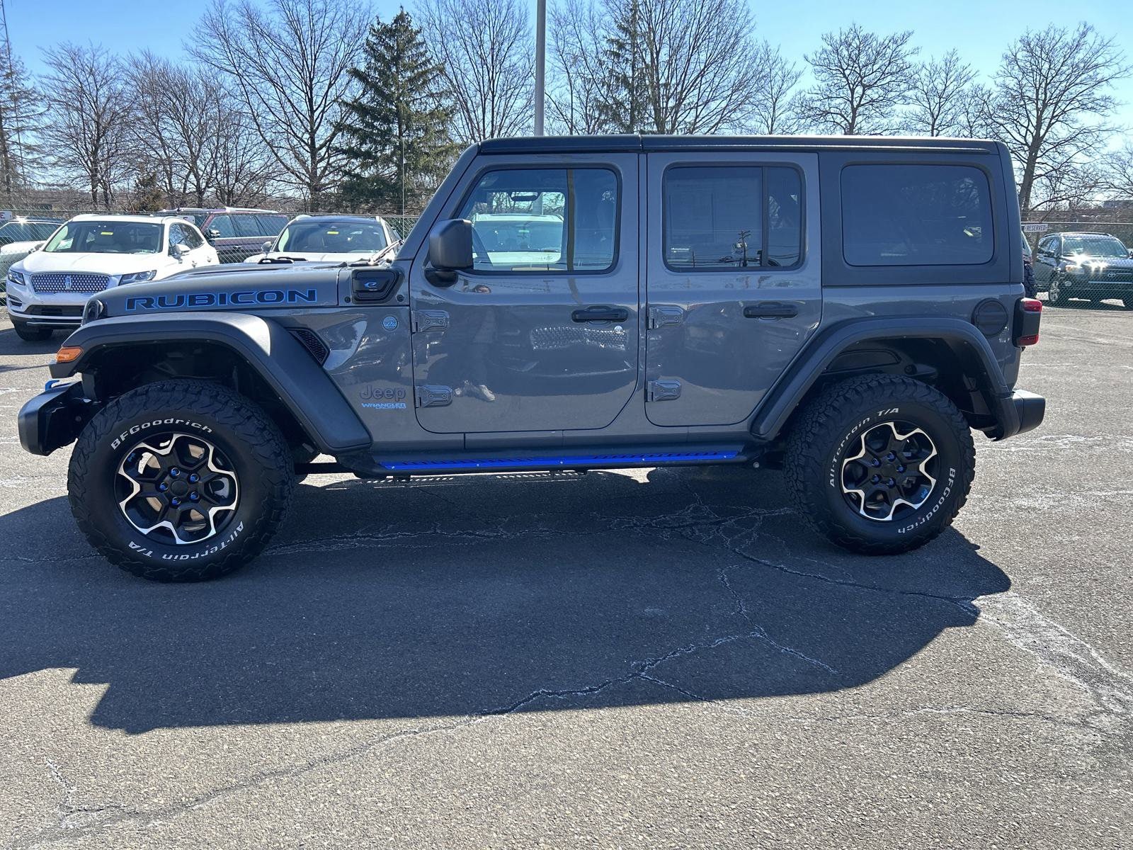 Used 2022 Jeep Wrangler Unlimited Rubicon 4XE with VIN 1C4JJXR69NW116433 for sale in Lansdale, PA