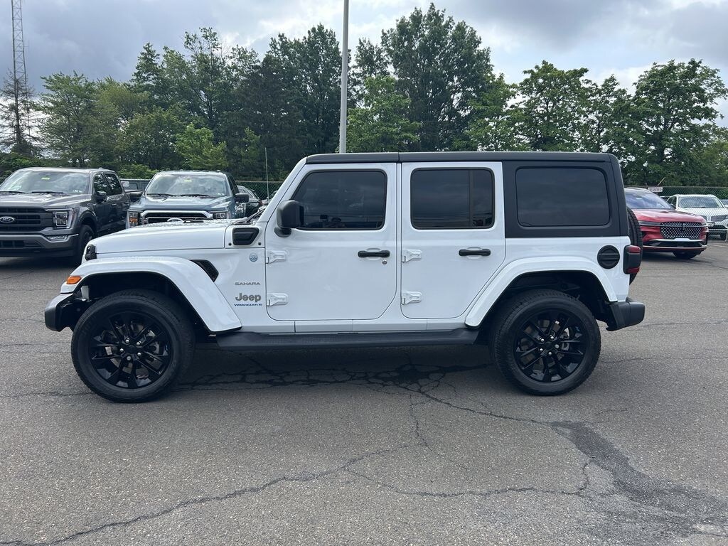Used 2023 Jeep Wrangler 4xe 2.0L 4WD Sahara Hard Top w/ Cold Weather & Trailer Tow Pkg SUV