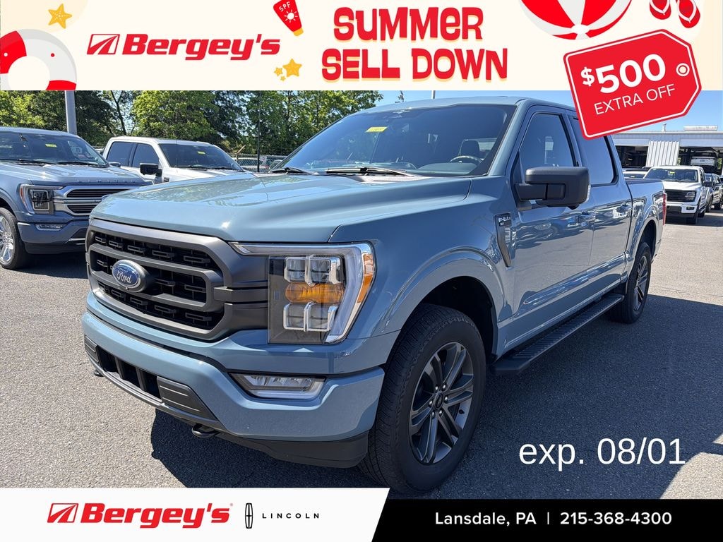 Used 2023 Ford F-150 2.7T 4WD XLT w/ Black Appearance & Trailer Tow Pkg Truck