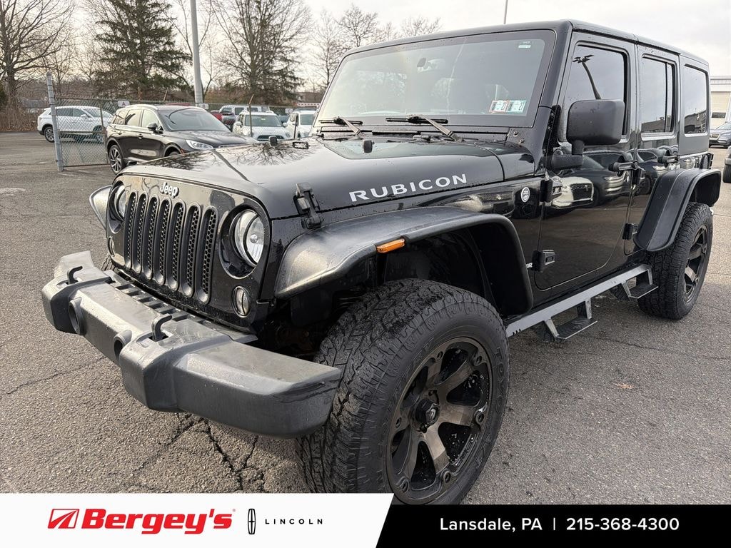 Used 2015 Jeep Wrangler Unlimited 3.6L 4WD Rubicon Hard Top w/ Heated Seats & Remote Start SUV