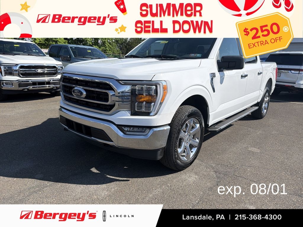 Used 2023 Ford F-150 3.5T 4WD XLT w/ 20" Chrome Wheels Truck