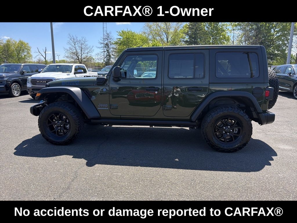 Used 2024 Jeep Wrangler Unlimited 4xe 2.0L 4WD Willys Hard Top w/ Heated Seats & Remote Start SUV