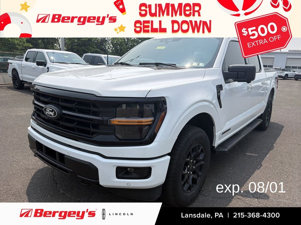 Used 2024 Ford F-150 3.5L XLT PowerBoost w/ Black Appearance Pkg Truck