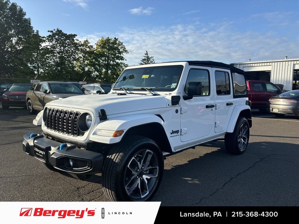 Used 2024 Jeep Wrangler Unlimited 4xe 2.0L 4WD Sport S Soft Top w/ Convenience & Safety Group SUV