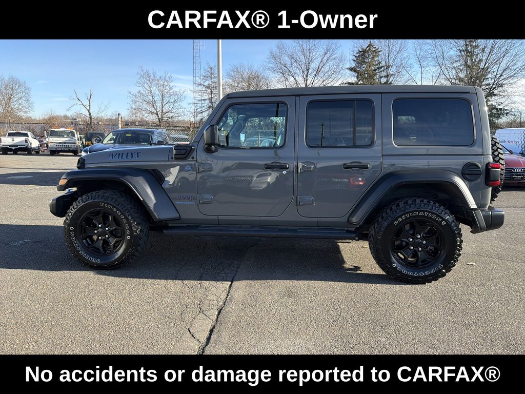 Used 2023 Jeep Wrangler 4xe Willys 4XE with VIN 1C4JJXN64PW591173 for sale in Lansdale, PA