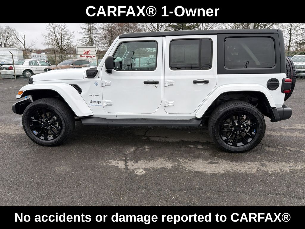 Used 2023 Jeep Wrangler 4xe Sahara 4XE with VIN 1C4JJXP64PW605960 for sale in Lansdale, PA