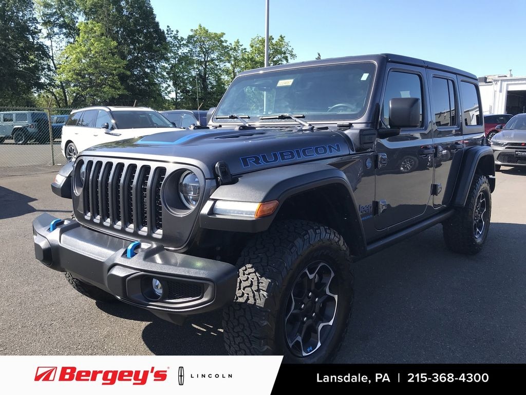 Used 2023 Jeep Wrangler Unlimited 4xe 2.0L 4WD Rubicon w/ Cold Weather & Trailer Tow Pkg SUV