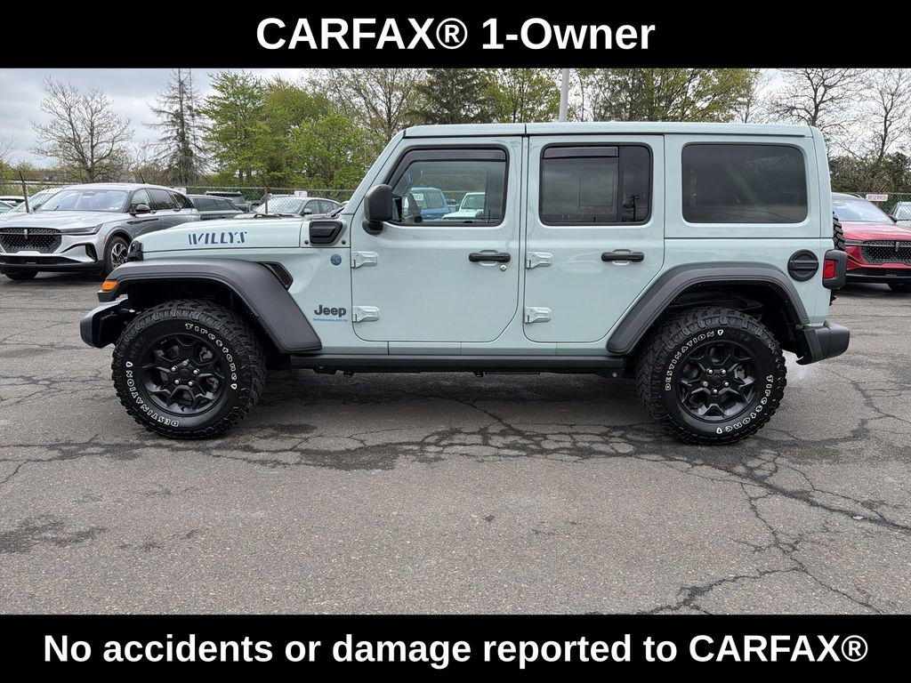 Used 2023 Jeep Wrangler 4xe Willys 4XE with VIN 1C4JJXN68PW610940 for sale in Lansdale, PA