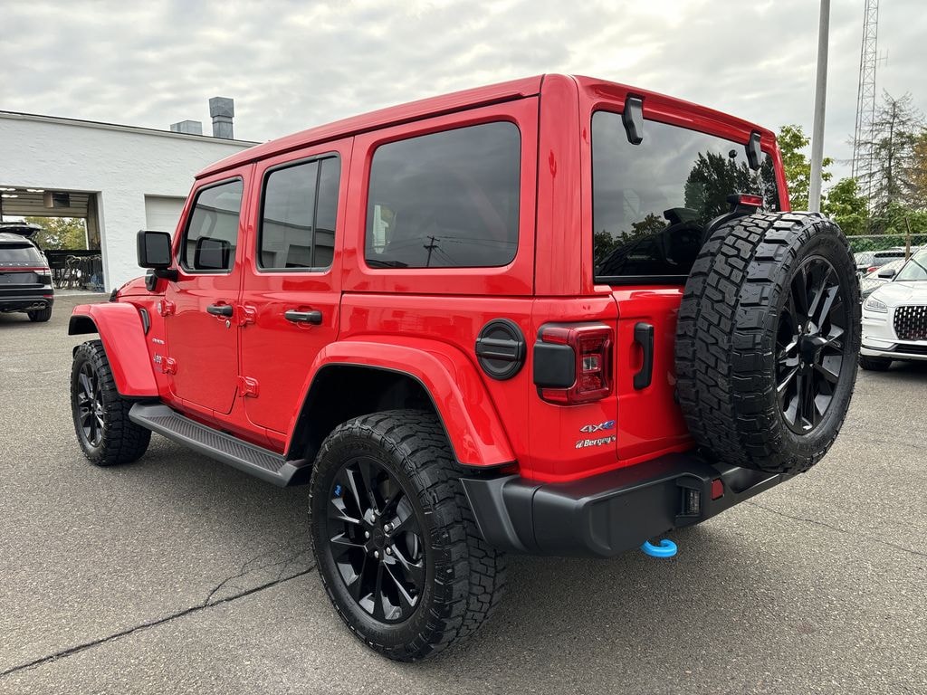 Used 2022 Jeep Wrangler Unlimited 4xe 2.0L 4WD Sahara Sky Top w/ Cold Weather Pkg SUV