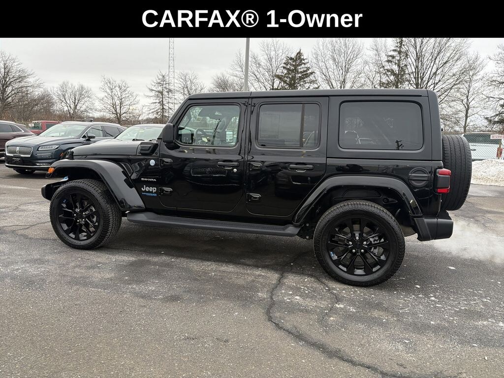 Used 2022 Jeep Wrangler Unlimited 4xe 2.0L 4WD Sahara Hard Top w/ Cold Weather & Advanced Safety Pkg SUV