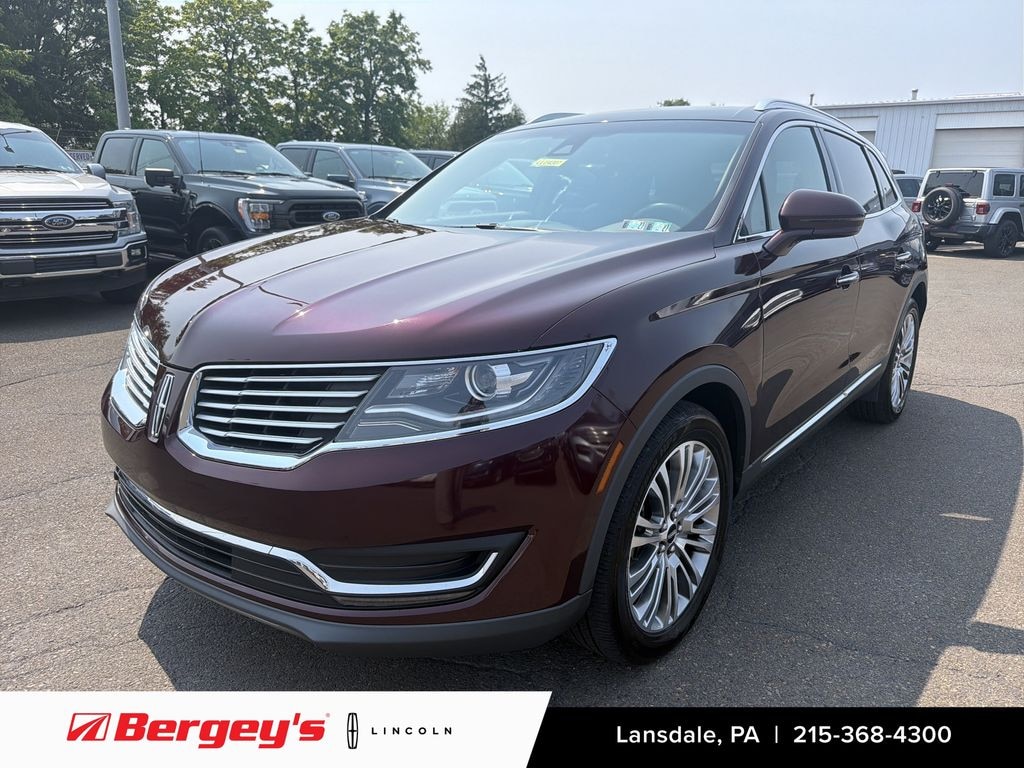 Used 2017 Lincoln MKX 3.7L AWD Reserve w/ Panoramic Vista Roof & Navigaton SUV