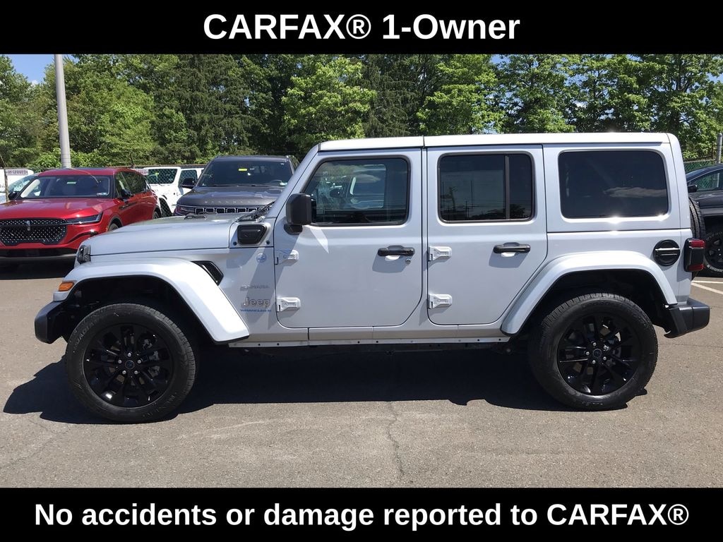 Used 2024 Jeep Wrangler Unlimited 4xe 2.0L 4WD Sahara Hard Top w/ 20" Wheels & Heated Seats SUV