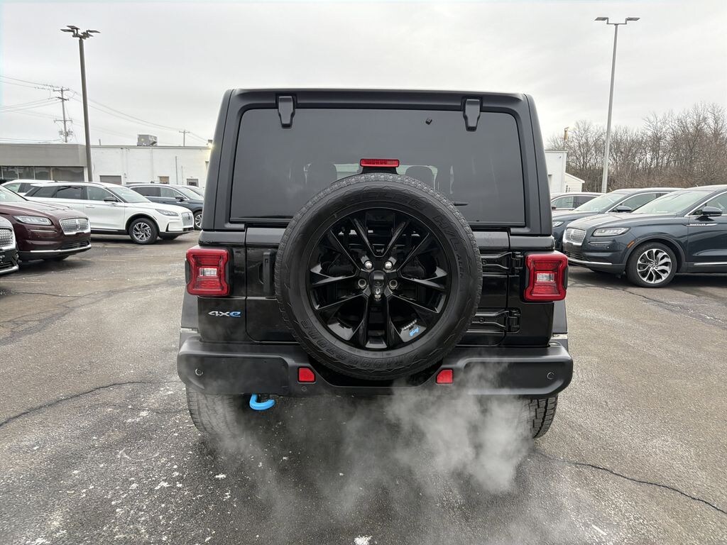 Used 2022 Jeep Wrangler Unlimited 4xe 2.0L 4WD Sahara Hard Top w/ Cold Weather & Advanced Safety Pkg SUV