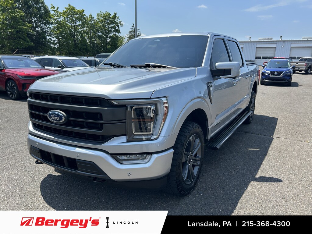 Used 2023 Ford F-150 3.5L 4WD Lariat PowerBoost w/ Max Trailer Tow & Sport Appearance Pkg Truck SuperCrew Cab