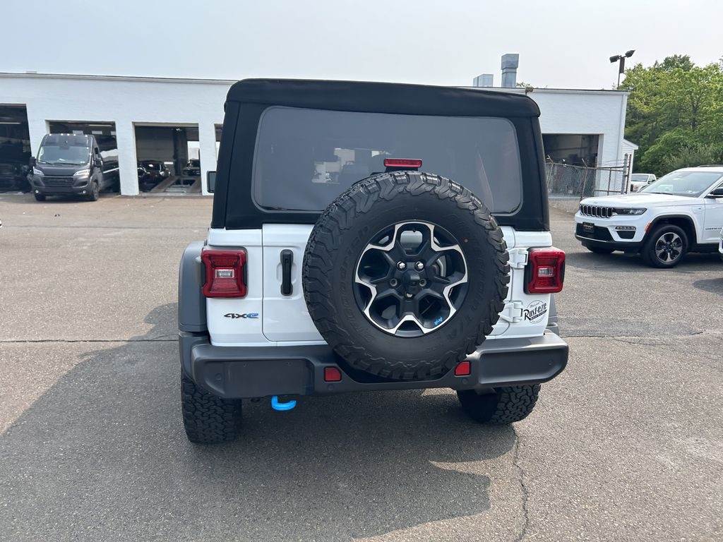 Used 2023 Jeep Wrangler 4xe 2.0L 4WD Rubicon Soft Top w/ Cold Weather & Advanced Safety Pkg SUV