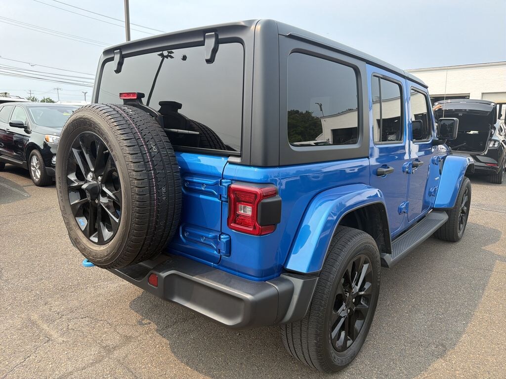 Used 2023 Jeep Wrangler Unlimited 4xe 2.0L 4WD Sahara Hard Top w/ Cold Weather Pkg SUV