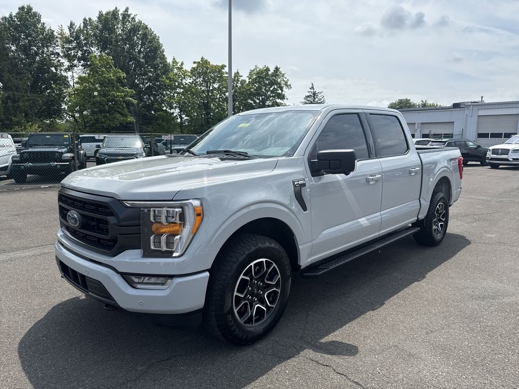 Used 2023 Ford F-150 2.7L XLT 4WD w/ Sport Appearance, Bed Utility, & Trailer Tow Pkg Truck SuperCrew Cab