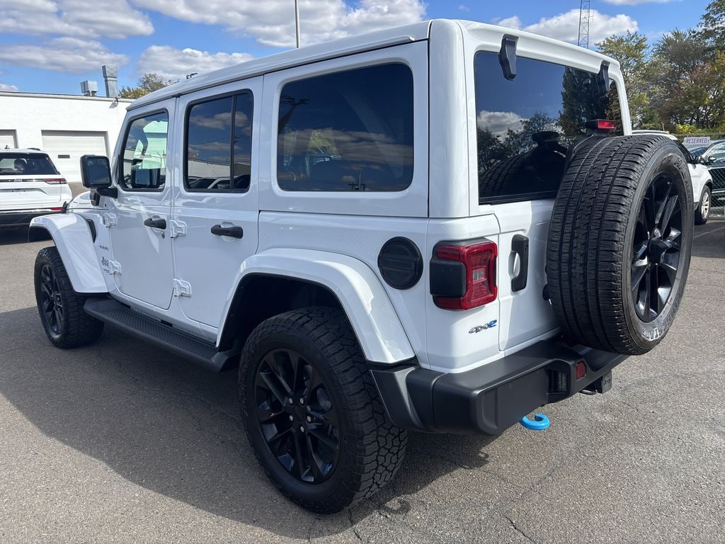 Used 2022 Jeep Wrangler Unlimited 4xe 2.0L 4WD Sahara Sky Top w/ Cold Weather Pkg SUV