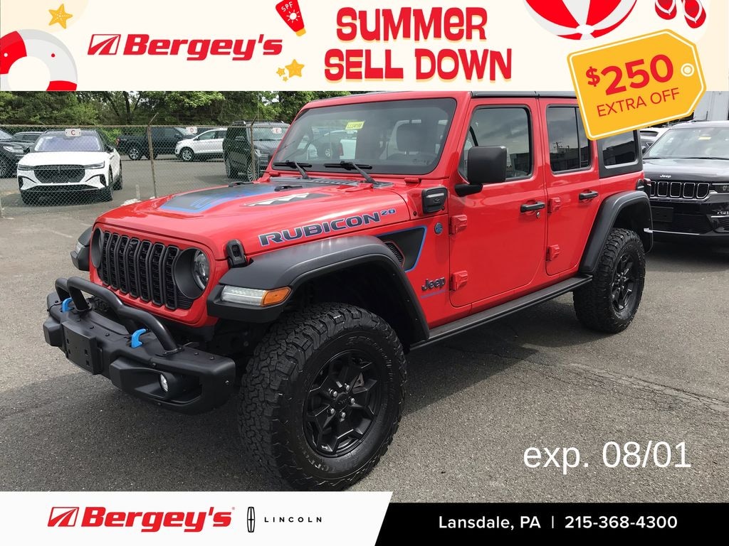 Used 2023 Jeep Wrangler Unlimited 4xe 2.0L 4WD Rubicon 20th Anniversary Hard Top w/ Cold Weather Pkg SUV