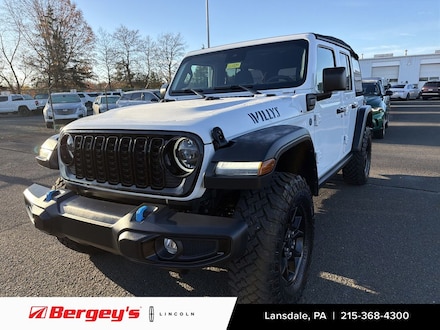 2024 Jeep Wrangler Unlimited 4xe 2.0L 4WD Willys Soft Top w/ Convenience Pkg SUV