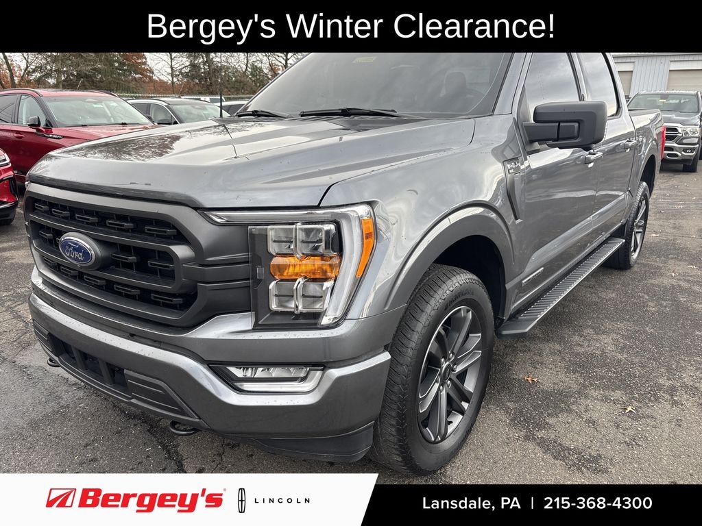 Used 2023 Ford F-150 3.5L 4WD XLT PowerBoost w/ Trailer Tow Pkg Truck SuperCrew Cab
