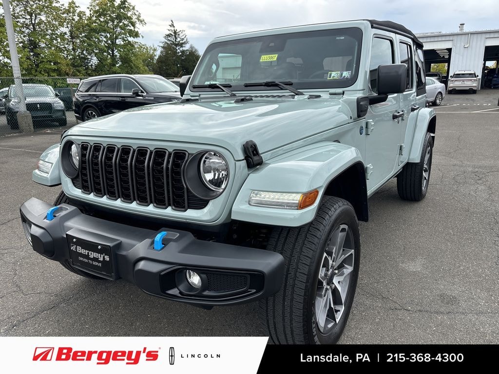 Used 2024 Jeep Wrangler Unlimited 4xe 2.0L 4WD Sport S Soft Top w/ Convenience Pkg SUV