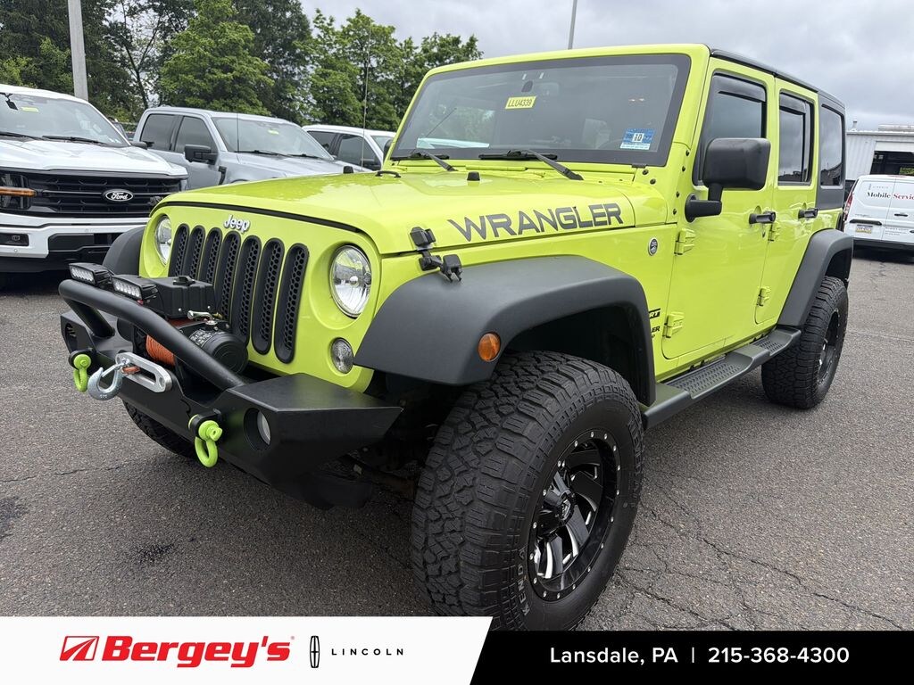 Used 2016 Jeep Wrangler Unlimited 3.6L 4WD Sport Hard Top w/ Bluetooth & Satellite Radio SUV