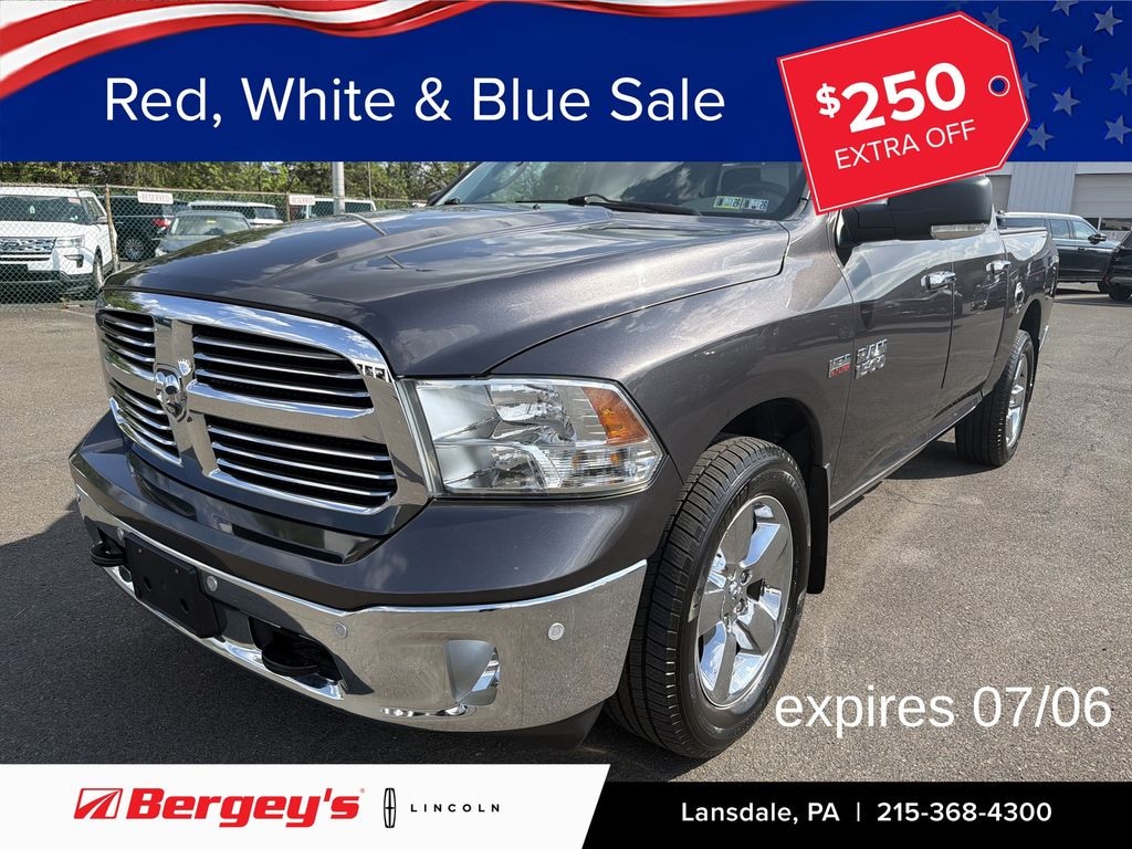 Used 2015 Ram 1500 5.7L 4WD Big Horn Crew Cab w/ Navigation & Remote Start Truck
