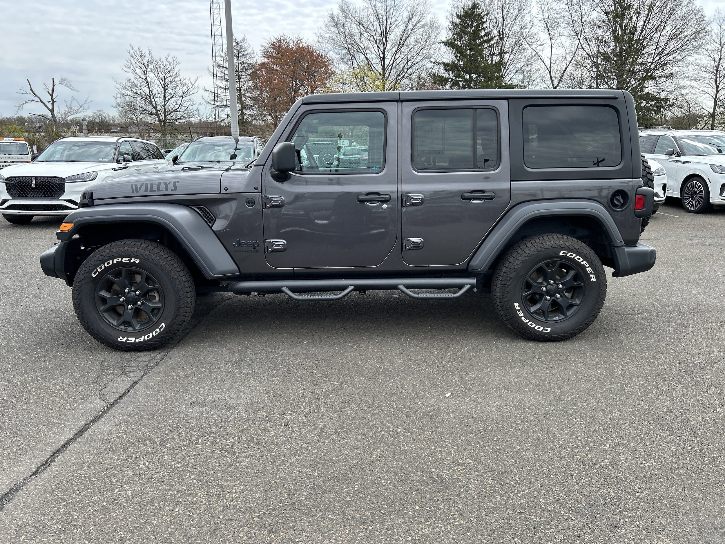 Used 2020 Jeep Wrangler Unlimited Willys with VIN 1C4HJXDG6LW263904 for sale in Lansdale, PA