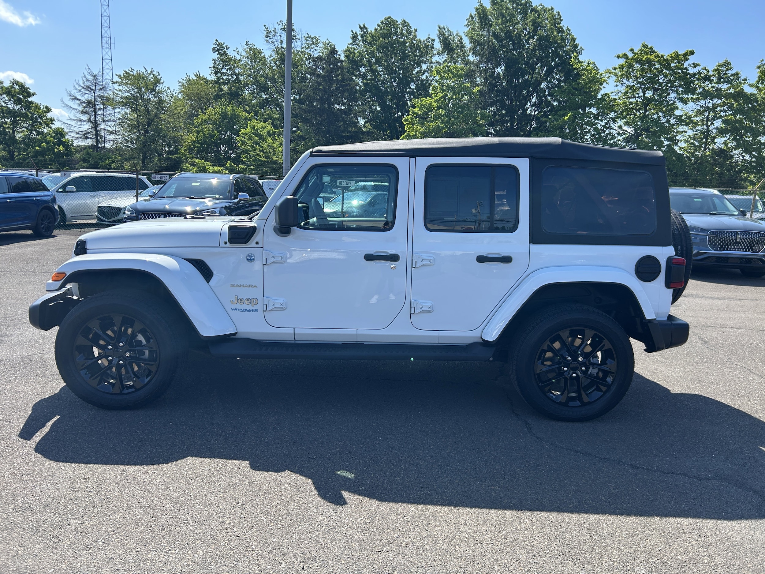 Used 2021 Jeep Wrangler Unlimited Sahara 4XE with VIN 1C4JJXP62MW868296 for sale in Lansdale, PA