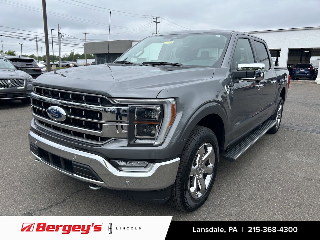Used 2023 Ford F-150 2.7T 4WD Lariat w/ Bed Utility & Trailer Tow Pkg Truck SuperCrew Cab