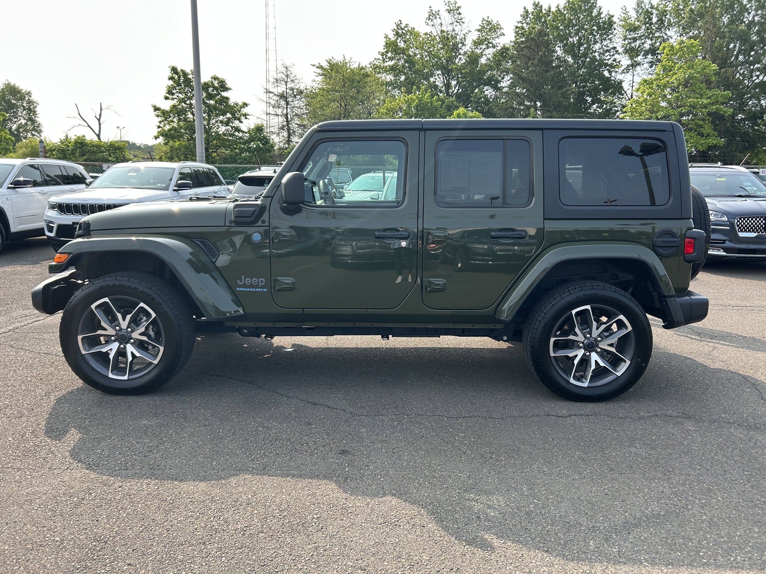 Used 2024 Jeep Wrangler 4xe Sports S 4XE with VIN 1C4RJXN69RW115216 for sale in Lansdale, PA