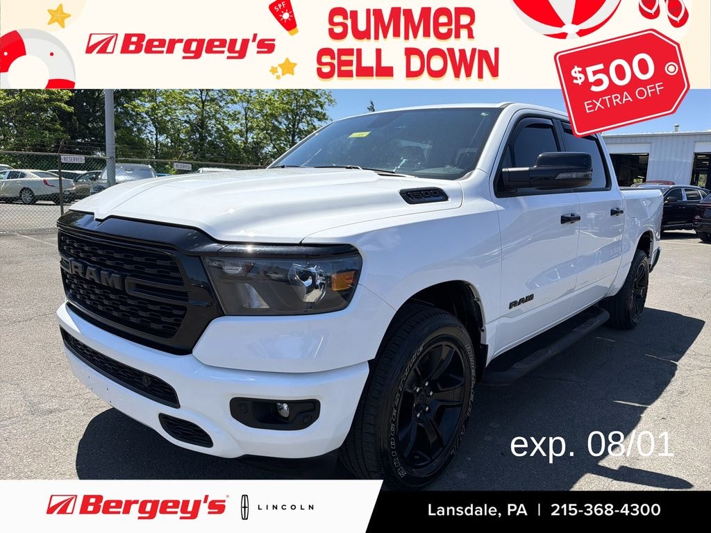 Used 2023 Ram 1500 5.7L 4WD Big Horn Crew Cab w/ Night Edition Pkg Truck