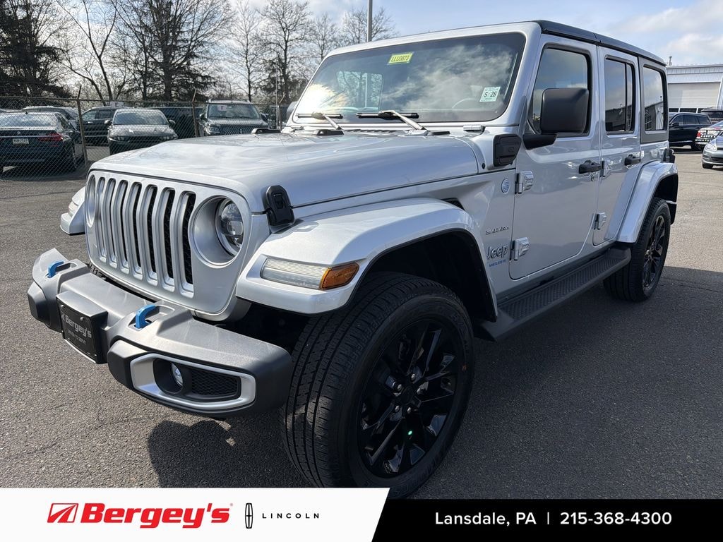 Used 2023 Jeep Wrangler Unlimited 4xe 2.0L 4WD Sahara Hard Top w/ Cold Weather Pkg SUV