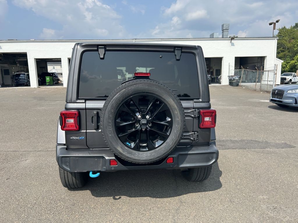 Used 2022 Jeep Wrangler Unlimited 4xe 2.0L 4WD Sahara Sky Top w/ Heated Seats SUV